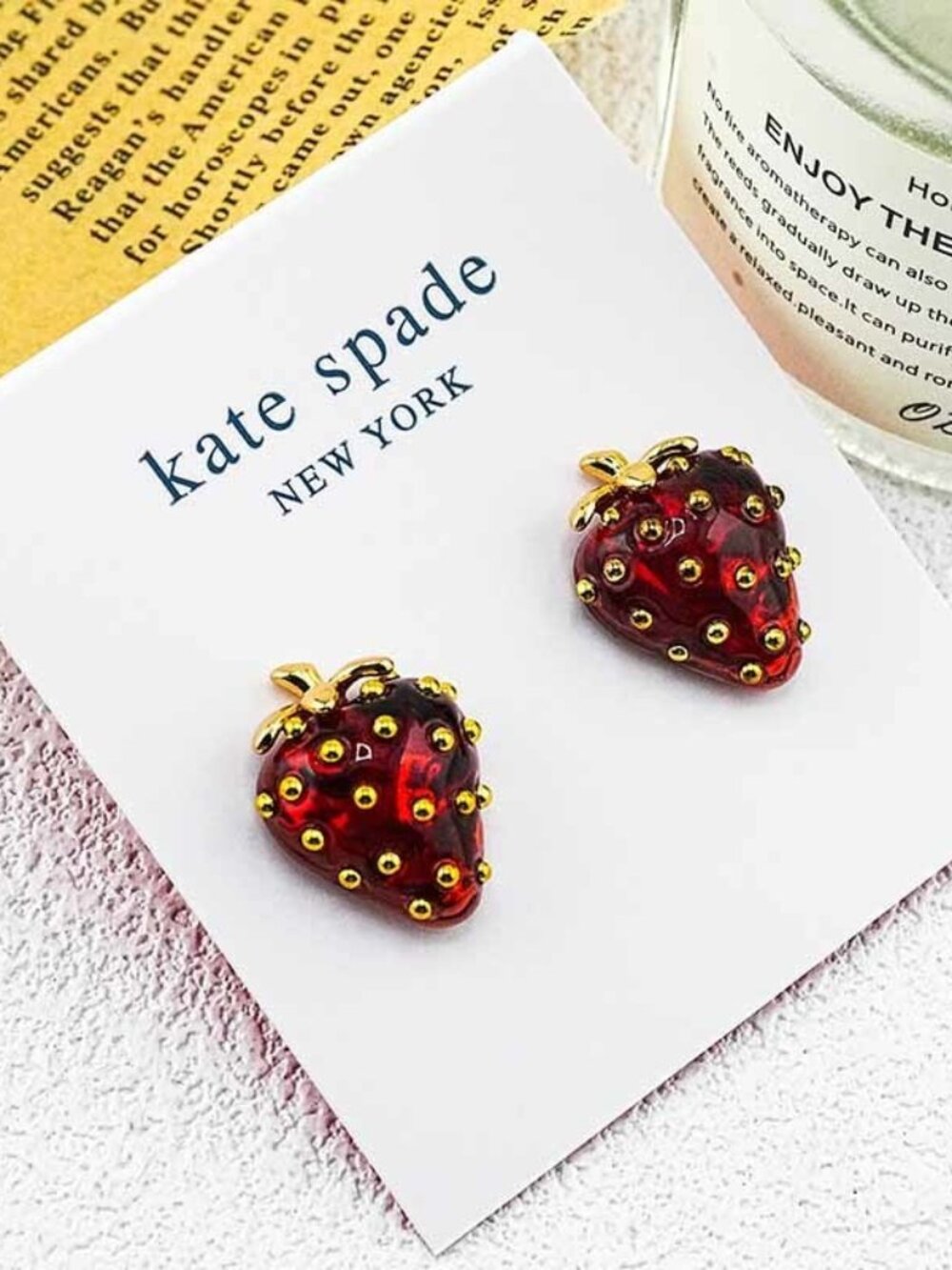 Kate Spade Strawberry Stud Earrings